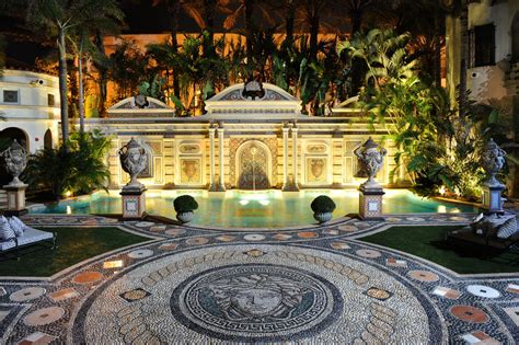 dinner at the versace mansion.